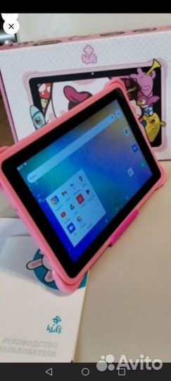 Детский Планшет Розовый с Сим-Картой