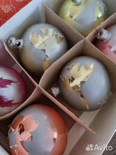 Елочные игрушки СССР шары