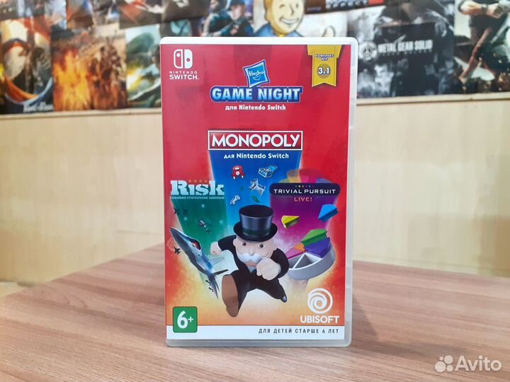 Hasbro Game Night (Switch, б/у, рус. суб.)