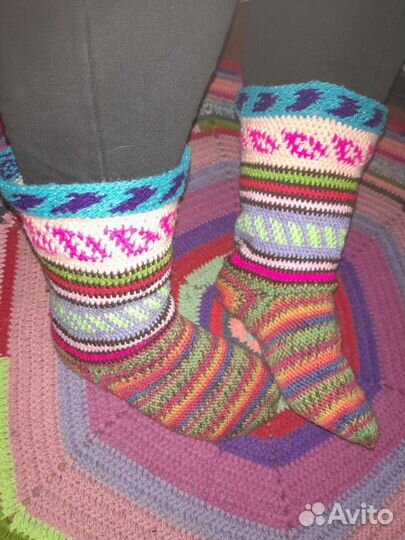 Носки вязаные