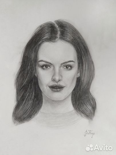 Портрет по фото карандашом