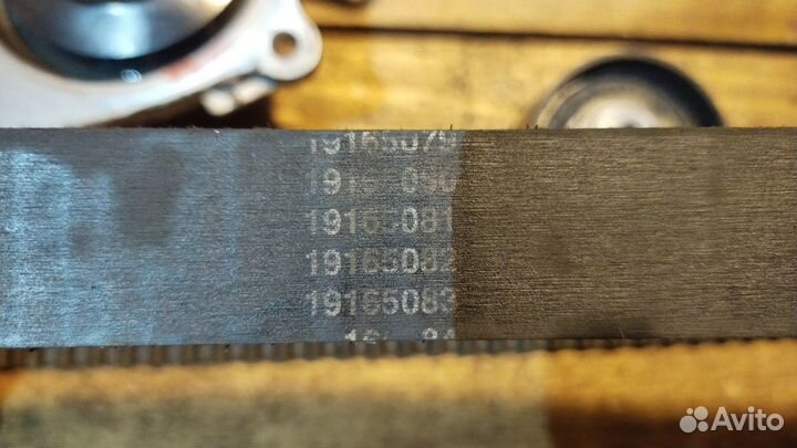 Ремнь грм + помпа к9к