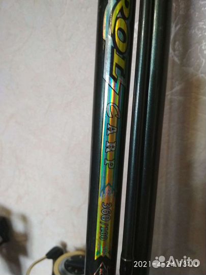 Два карповых удилища