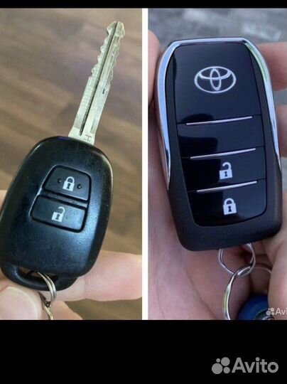 Выкидной ключ рестайлингToyota