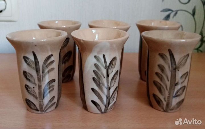 Стаканчики глиняные СССР