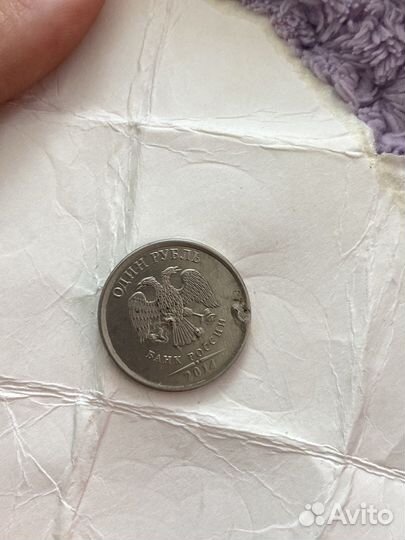 Монета с заводским браком