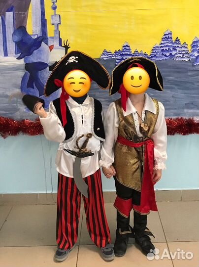 Костюм пирата для мальчика размер 128-140