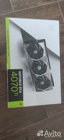 Видеокарта MSI GeForce RTX 4070 Ti suprime