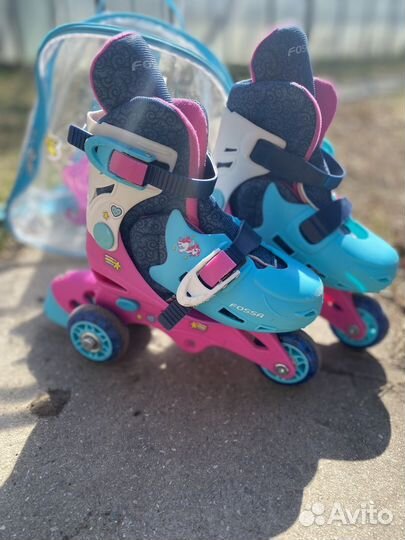 Роликовые коньки р-р 27-29