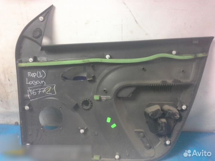 Обшивка двери передней левой Renault Logan 2005-20