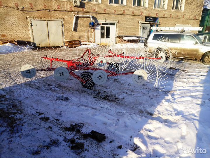 Грабли ворошилки 9-ти колёсные