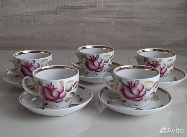 Фарфор СССР, Сервиз,Хрусталь,Вазы,Кружки для минер