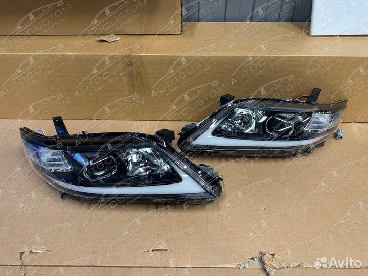 Передние фары Камри 40 тюнинг стиль Лексус