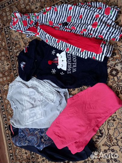 Вещи пакетом на девочку 140