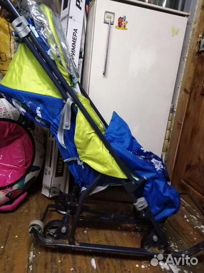 Детские санки коляска с колесами