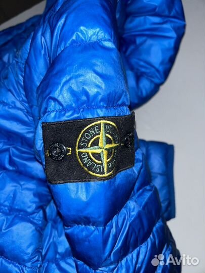 Stone island garment dyed micro yarn down