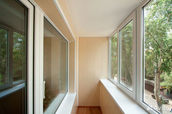 Прямой балкон, 3000х1500 мм