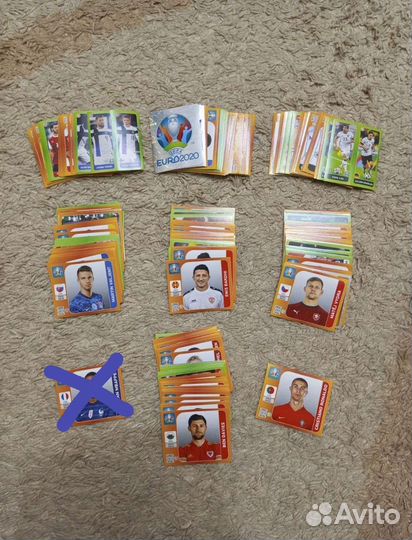 Наклейки Panini Euro 2020. Ronaldo