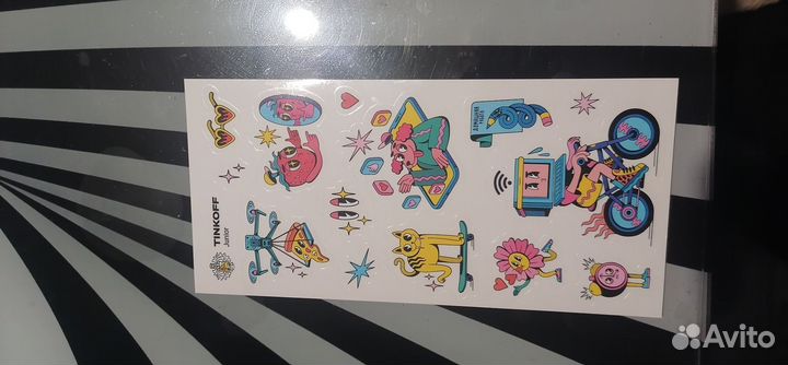 Наклека тинькофф junior