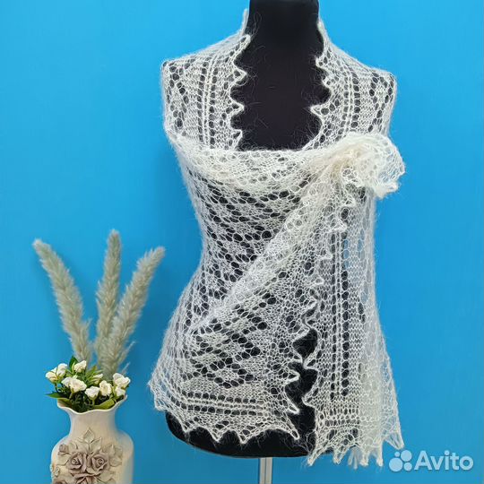 Пуховое изделие. Палантин. Шарф