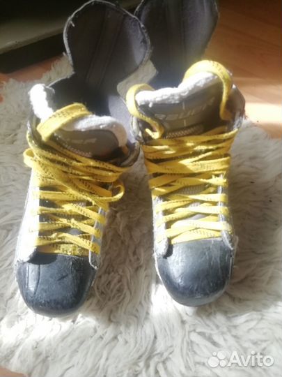 Хоккейные коньки Bauer размер 42-43 лезвия кур.272