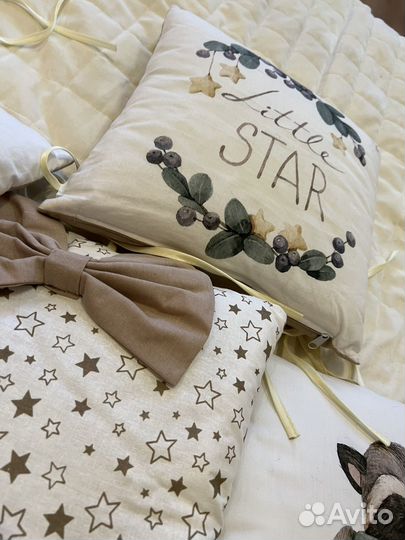 Подушки бортики на кроватку