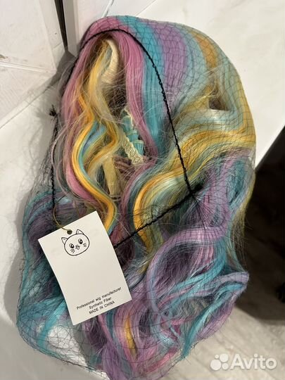 Парик разноцветный