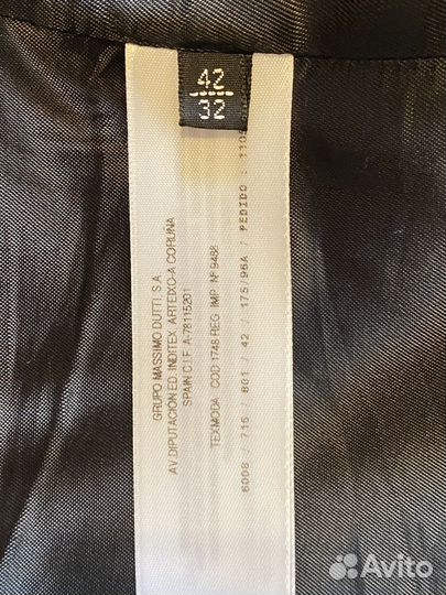 Massimo dutti пиджак мужской 42/32
