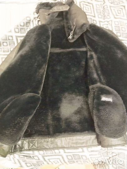 Дубленка авиатор женская 44 46
