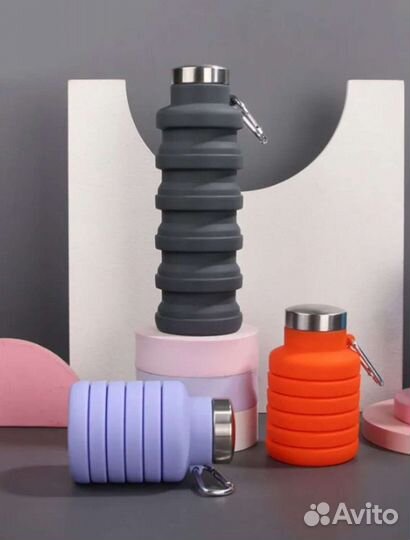 Термос складной селиконовый