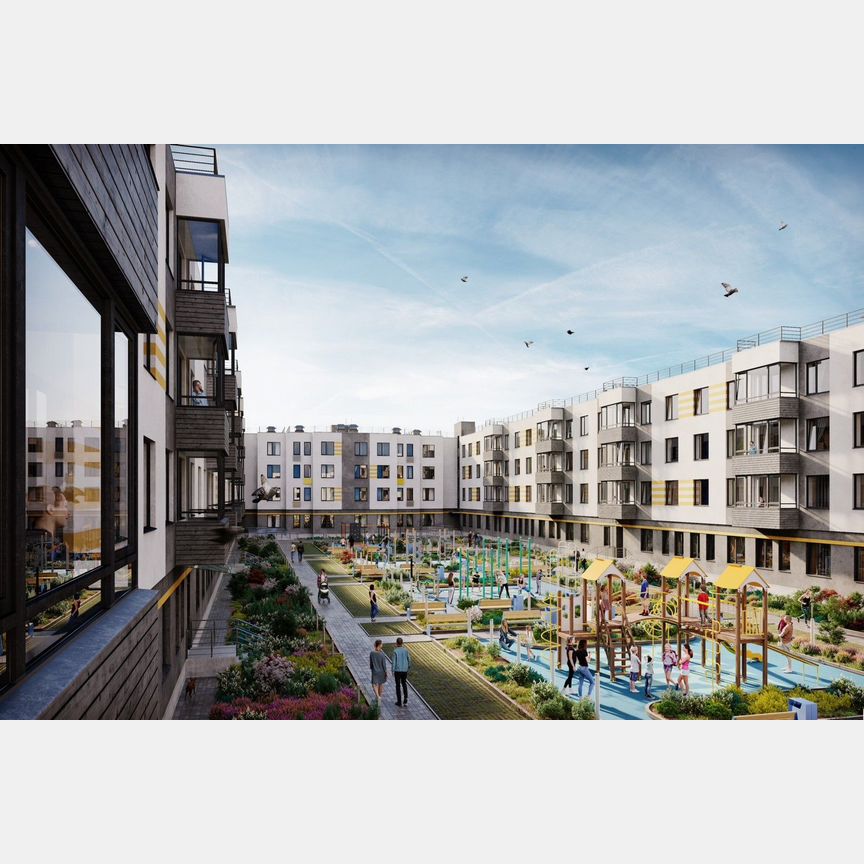 2-к. квартира, 55,7 м², 4/4 эт.