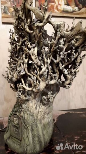 Светильник-дерево ручной работы