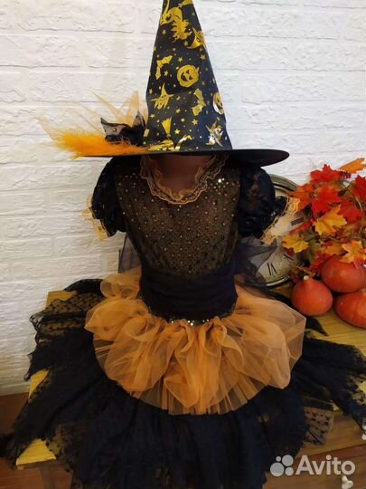 Костюм ведьмы на девочку