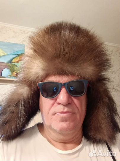 Мужская зимняя шапка ушанка меховая