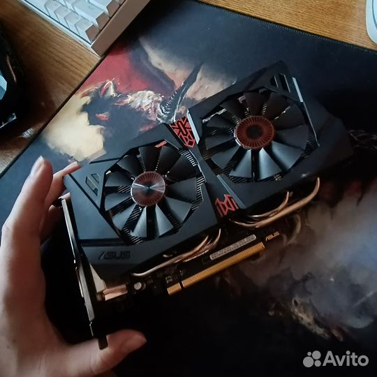 Видеокарта 960 4gb strix asus gtx