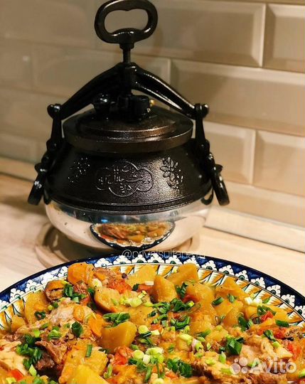 Афганский казан 15 л + Половник в подарок