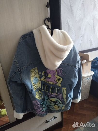 Джинсовая куртка утепленная