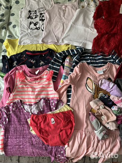Пакет вещей для девочки 116р