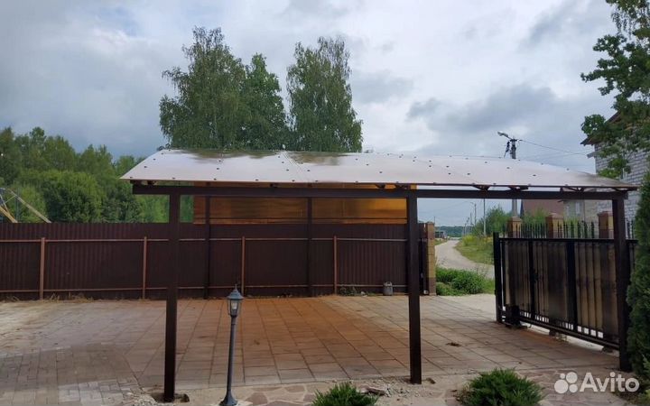 Металлический навес