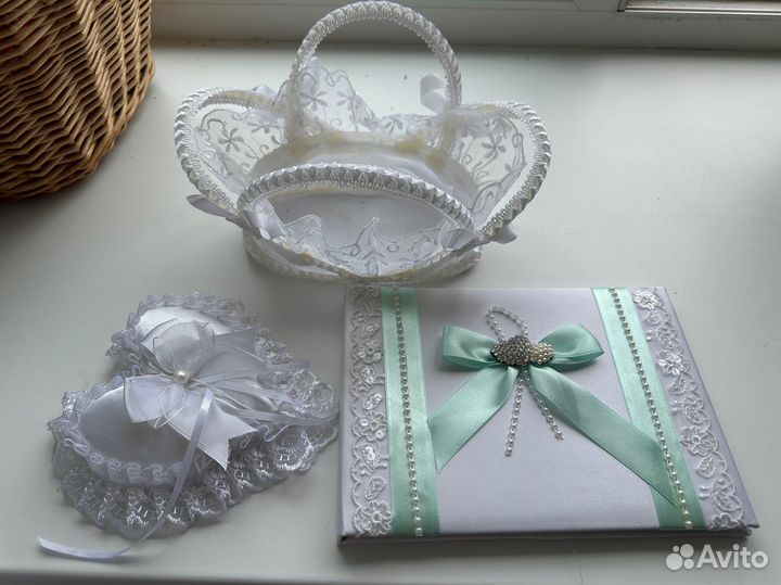 Свадебная книга для колец набор аксессуаров