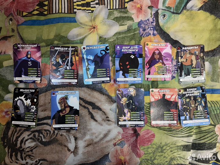 Карточки черепашки ниндзя