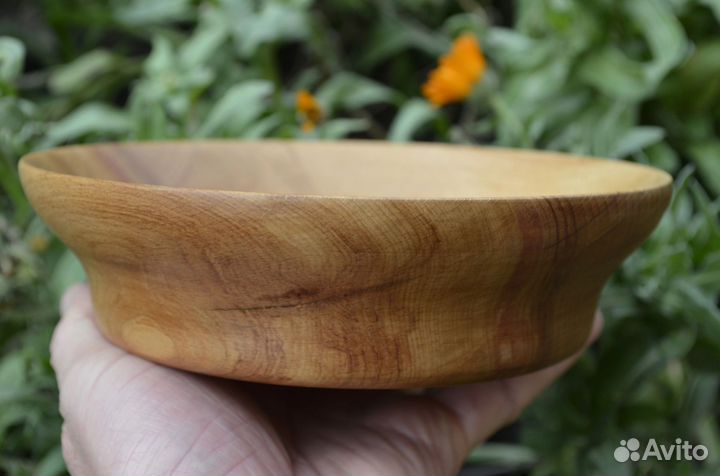 Тарелка деревянная
