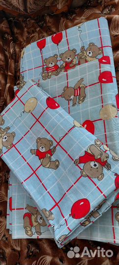 Постельное белье с детской расцветкой (новое)