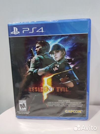 Игра PS4 Resident Evil 5. Диск новый