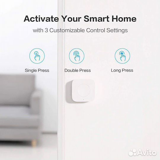 Кнопка Aqara Wireless Switch wxkg11LM для умного д