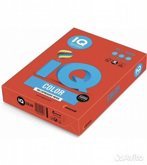 Бумага А4 красная