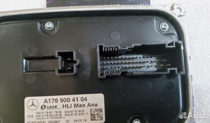 Блок управления фары Mercedes GLA156 оригинал