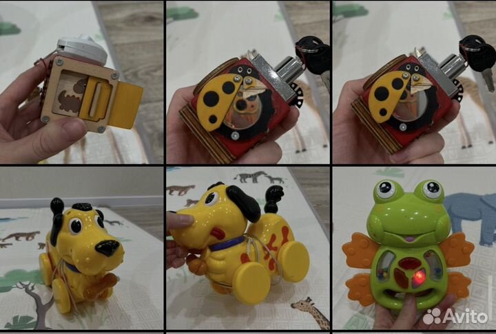 Игрушки пакетом до года