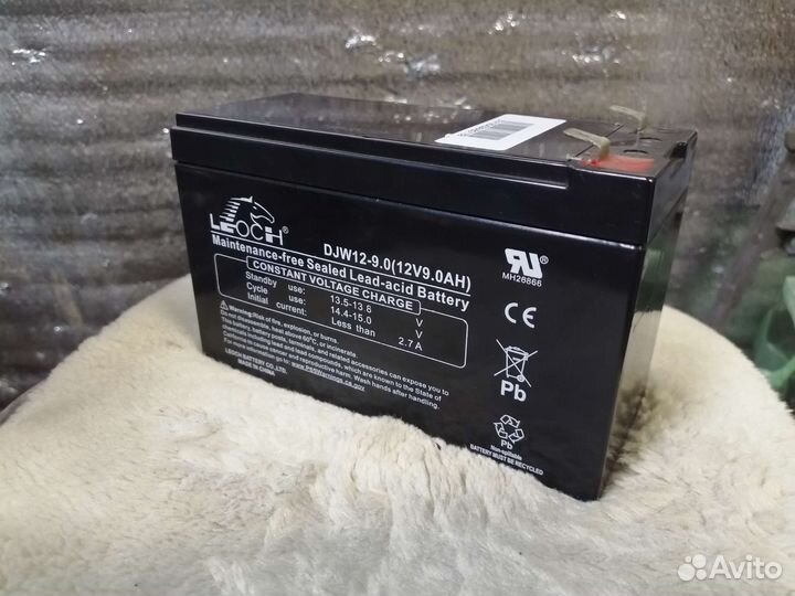 Аккумулятор AGM hr1251w 15ah, 9ah