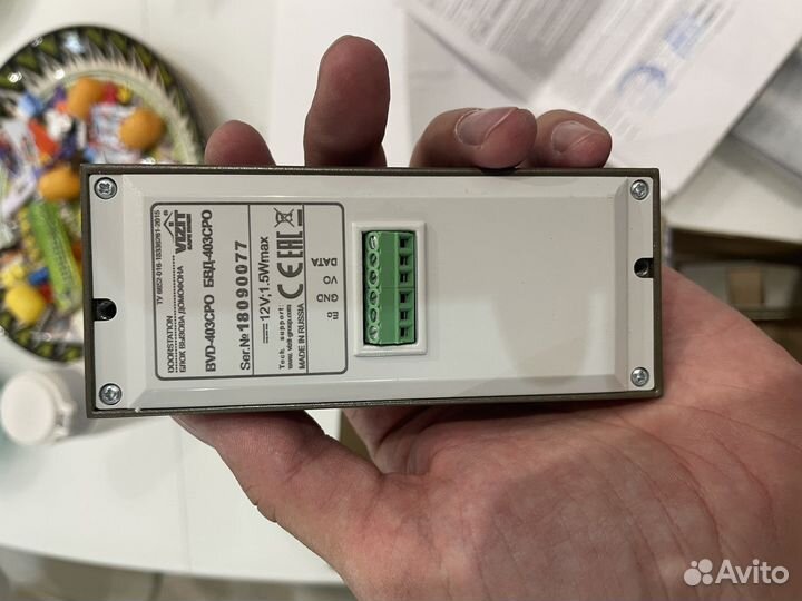 Блок вызова домофона bvd-403сро